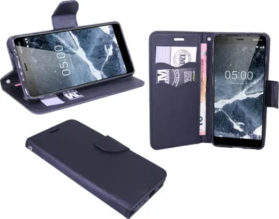 Zdjęcie produktu dla Nokia 5.1 2018 etui na telefon komórkowy kieszonka etui z klapką etui ochronne na smartfon czarny