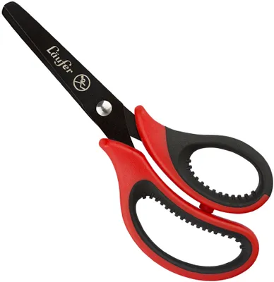 Image de Läufer Ciseaux de bricolage ergonomiques Longueur : 130 mm rouge/noir