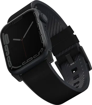 Obrázek produktu pro UNIQ Straden Apple Watch 4/5/6/7/SE/8/9/Ultra 44/45/49mm Leather Hybrid Strap black