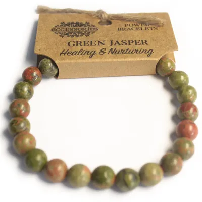 Immagine prodotto di Bracciale Power - Verde diaspro