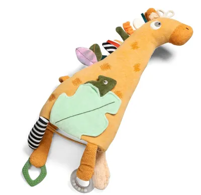 Produktbild von SEBRA Baby Aktivitäs Spielzeug GIRAFFE Rassel Beißring Greifling Motorik Glenn