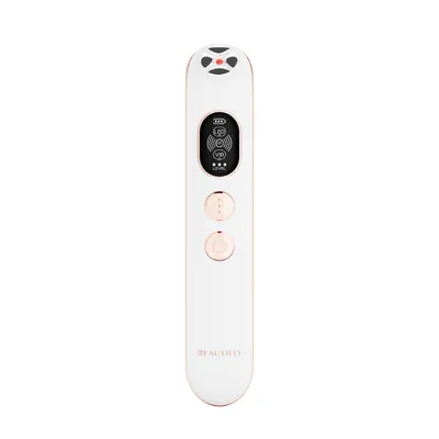 Immagine prodotto di Massaggiatore Contorno Occhi con Radiofrequenza 400 kHz, Luce Rossa 650 nm, Vibrazione Sonica 12000 giri/min, 4 Modalità, 3 Livelli – Beautifly Looky
