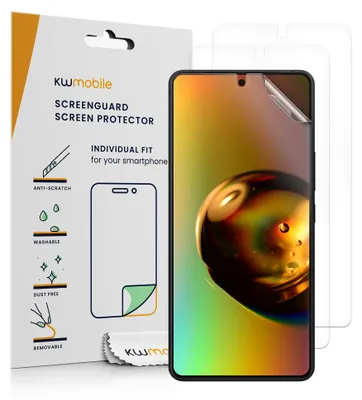 Produktbild von kwmobile 3x Displayschutzfolie kompatibel mit ASUS Zenfone 11 Ultra Folie - klare Schutzfolien Set in transparent
