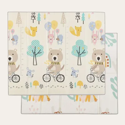 Productafbeelding van CASABEL Baby Speelmat, 180x150cm, Opvouwbare en Waterdichte Babymat met Beerontwerp
