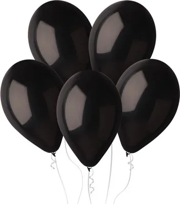Obrázek produktu pro Gemar G110 Latexové balónky pastelové 12" (30 cm), černé 014 - 100 kusů