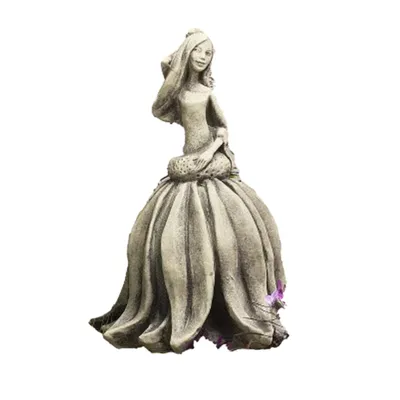 Produktbild von Schöne Blütentänzerin Sonnenhut zur Dekoration aus Steinguss Neu Frostfest Witterungsbeständig Steinfigur zur Gartengestaltung 19-92000