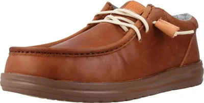 Produktbild von Hey Dude Wally Grip Craft Leather Schuhe Braun EU 42 Mann Braun EU 42