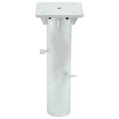 Immagine prodotto di vidaXL Presa a terra per ombrellone argento 16x16x39,5 cm acciaio