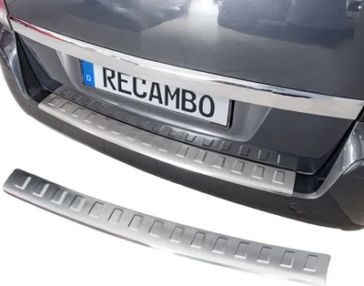 Immagine prodotto di Acciaio Inox Opaco Protezione Paraurti per Opel Zafira B, 2005-2014 con Bisello