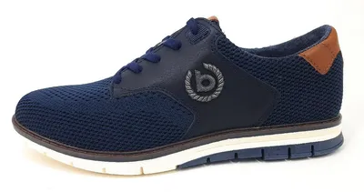 Immagine prodotto di Bugatti Sandmann: scarpe da uomo, sneakers sportive con lacci, colore blu, ideali per il tempo libero