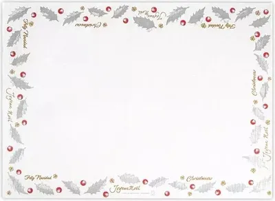 Obrázok produktu pre Papierové podložky "Vianoce" 31 x 43 cm 500 kusov.