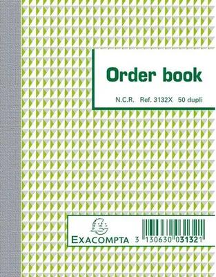Produktbild von Exacompta - Bestellbuch 135x105mm 50x2 Blatt | 10 Stück