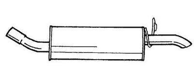 Produktbild von SIGAM 25641 Endschalldämpfer für FORD FIESTA III (GFJ) Auspuff