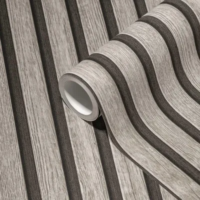 Produktbild von Vliestapete Streifentapete Grau Schwarz Streifenoptik 391092 Mustertapete Elements II