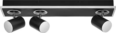 Produktbild von Ledvance LED Deckenleuchte Wandlampe Decor 3 Spot Mars Schwarz 41W 4440lm Warmweiß 3000K schwenkbar