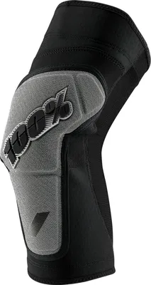 Produktbild von 100% Ridecamp knee pads L black/grey - leichter MTB-Knieschoner mit Top-Belüf...
