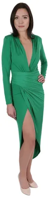 Produktbild von Grünes Kleid mit Schlitz JOHN ZACK XL