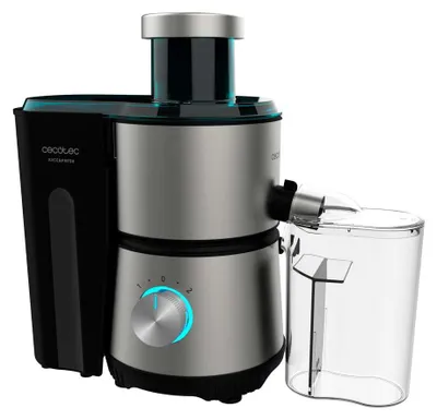 Produktbild von Cecotec 04153, Zentrifugal-Entsafter, Schwarz, Edelstahl, Edelstahl, 20000 RPM, 1 l, 350 ml