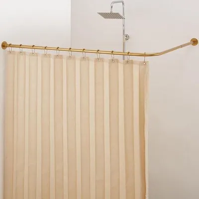 Obrázok produktu pre Nastaviteľná tyč na sprchovú závesu 61–94 cm, 12 háčikov