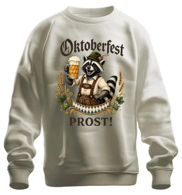 Productafbeelding van Proost Wasbeer, leren broek, bierkan, dirndl, Beieren, sweatshirt, trui, natuur, 3XL