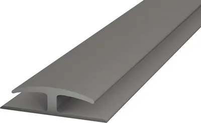 Produktbild von Prinz Einschubprofil beidseitig Weich-PVC grau selbstklebend 30 x 1000 mm