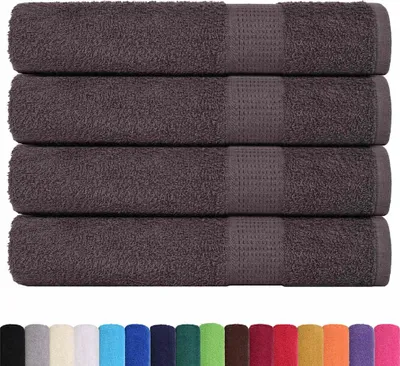 Zdjęcie produktu dla vidaXL Ręczniki do sauny FROGN 4 szt. Antracyt 80x200 cm 360 g/m²