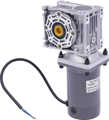 Produktbild von Motoreduktor ślimakowy DC 12V Motoreduktor elektryczny Regulacja prędkości zgodnie z ruchem wskazówek zegara Niski poziom hałasu z mechanizmem samoblokującym