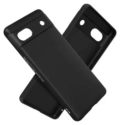 Produktbild von Schwarze Gel-Silikonhülle für Google Pixel 6A