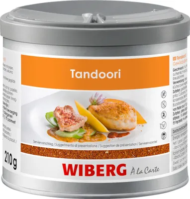 Obrázok produktu pre Wiberg Tandoori korenie na indický spôsob balenie 210g