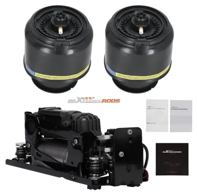 Produktbild von 2X Hinten Federbalg + Luftfederung Kompressor + Ventilblock For BMW 5er F11 F07