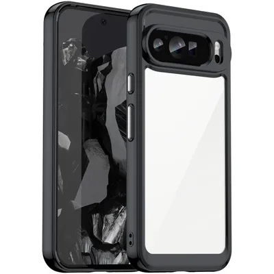 Produktbild von Mobigear Crystal  Google Pixel 9 Pro Hülle Hardcase Backcover - Schwarz