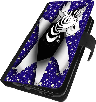 Produktbild von Handytasche für Samsung Galaxy S8 PLUS Handy Tasche Case Cover Etui Hülle Schutztasche mit Kartenfächer Zebra Nr. 302