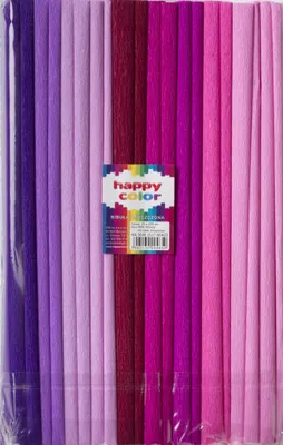 Obrázok produktu pre Happy Color Bibuła Marszczona 10 rolek mix różowych kolorów
