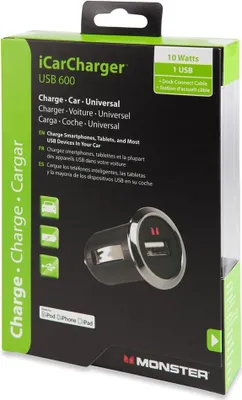 Produktbild von Power-Port Car Charger USB 600 10 Watt 2,1A