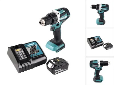 Produktbild von Makita DDF 484 RG1 Akku Bohrschrauber Brushless 18 V 54 Nm + 1x Akku 6,0 Ah + Ladegerät