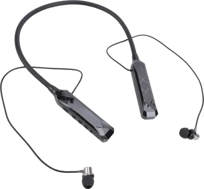 Produktbild von Nackenbügel-Ohrhörer Bluetooth 5.3 Echtzeit-Akkuanzeige Kabellose Nackenbügel-Ohrhörer mit kleinem Speicherkartensteckplatz für Sport Schwarz
