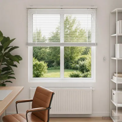 Zdjęcie produktu dla Żaluzja wenecka Biały 110 x 130 cm 35 mm