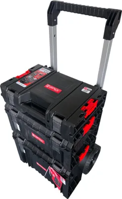 Image de Qbrick System PRO Set 1 2.0 Plus Set de chariot à outils + PRO Toolcase + PRO Toolbox + PRO Cart 490 x 400 x 750 mm