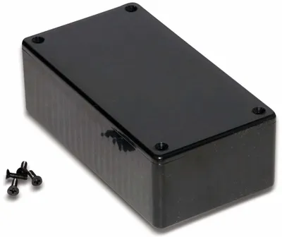 Obrázok produktu pre HAMMOND Euro housing, 1591CBK, 120 x 65 x 40