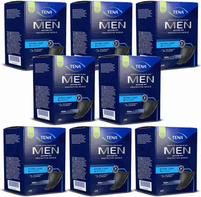 Produktbild von TENA MEN Active Fit Protective Shield  Einlagen 8 X14St (112 St), PZN 17981700