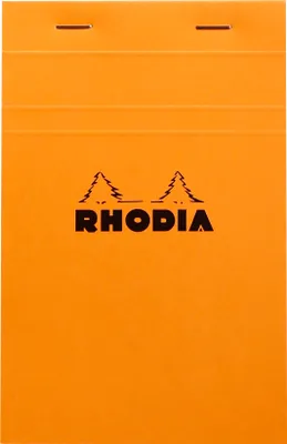 Immagine prodotto di RHODIA 14200C RHODIA Notizblock No. 14, 110 x 170 mm, kariert, orange