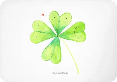 Produktbild von Mr. & Mrs. Panda magnet Blume Kleeblatt - Weiß - Geschenk, zettelhalter, Motivation, Glücksbringer, Kühlschrankmagnet, whiteboardmagnet, Garten, Glück, Neuanfang, Umzug