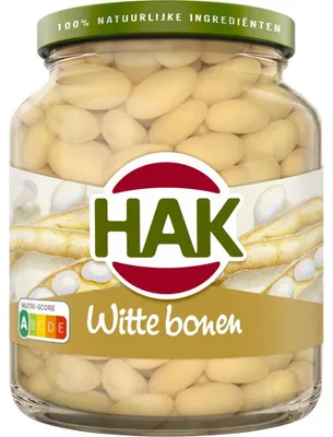 Produktbild von Hak Weiße Bohnen 365 g – vorgekocht, ballaststoffreich, ideal für Salate & Eintöpfe