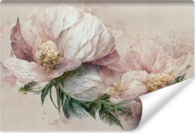 Produktbild von Muralo Vlies Fototapete für Wohnzimmer BLUMEN Pflanzen Beton Stil Vintage 3D Br. 315cm x Hö. 210cm
