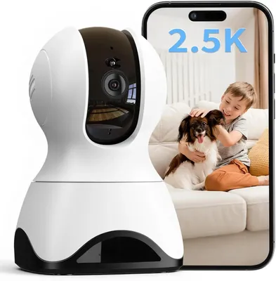 Produktbild von Überwachungskamera Innen,5G WLAN Innenkamera, 360° Kamera Überwachung Indoor,AI-Bewegungserkennung,Auto Tracking,2-Wege-Audio,25M Nachtsicht