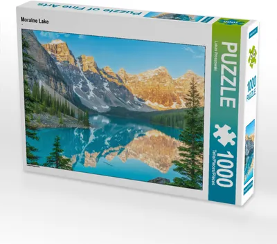Produktbild von CALVENDO Puzzle Moraine Lake | 1000 Teile Lege-Größe 64x48cm Foto-Puzzle für glückliche Stunden