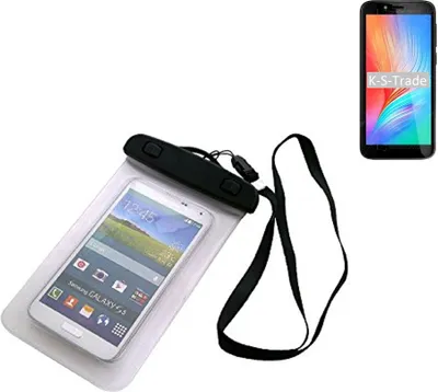 Produktbild von K-S-Trade Schutz Hülle Handy Hülle Kompatibel mit Gigaset GS3 Beach Bag wasserdicht 16cm x 10cm Schutzhülle Staub Sand Flachwasser Beachbag Case