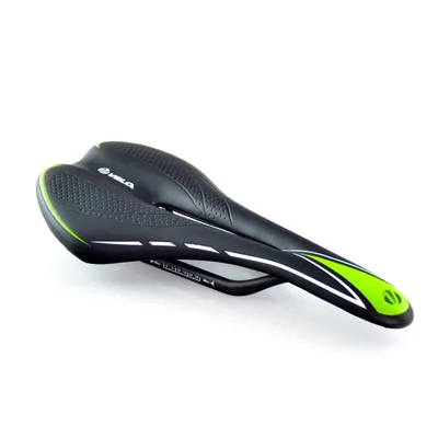 Image de VELO Selle Vélo Racing Miles I0 Zone Cut Carbon Rails Male Black/Green
