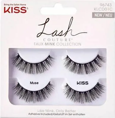 Produktbild von KISS | Wimpern Multipack Muse - Lange, dichte Wimpern - Leicht und voluminös - Falsche Wimpern