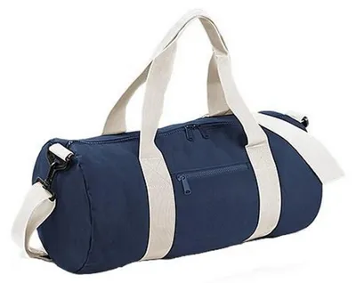 Produktbild von Bagbase Seesack / Reisetasche, 20 Liter FK183 (Einheitsgröße) (Marineblau/Naturweiß)